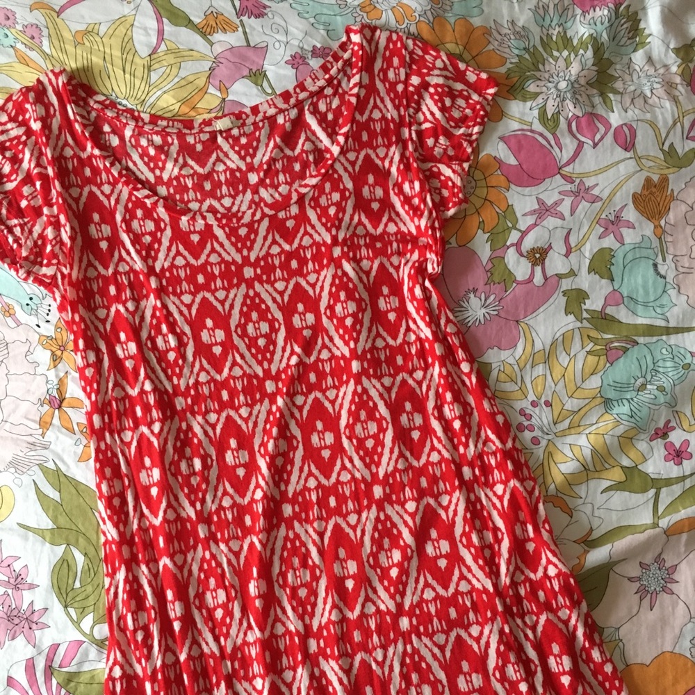 Ikat-print J. Crew dress